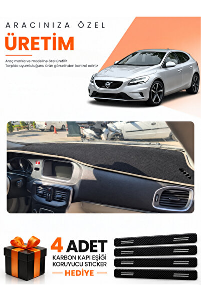 e-biz Volvo V40 (2012-2019) Compatible Dashboard Protection Cover Auto Cover ...
