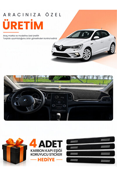 e-biz Renault Megane 4 (2016-2024) Compatible Dashboard Protection Cover Auto...