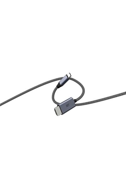 Isy IHD-9000-1 Cablu USB-C la HDMI 2m Gri