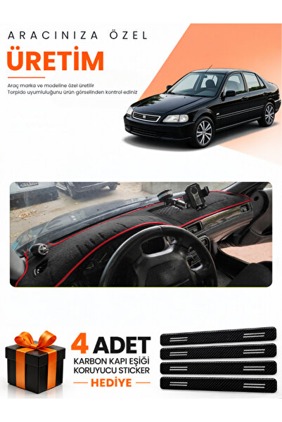 e-biz Honda Civic (1996-1998) Compatible Torpedo Protection Cover Auto Cover ...