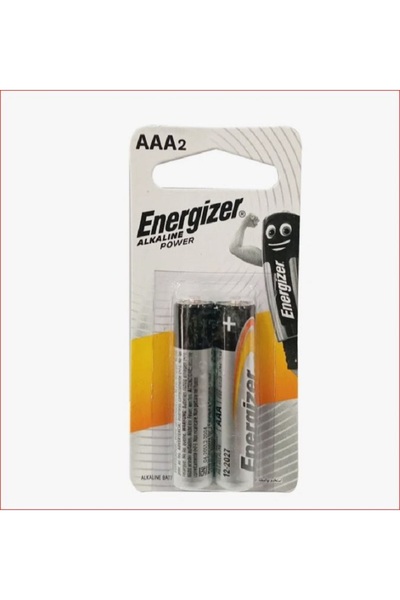 Energizer AAA Alkaline Power Battery For Long Lasting Power- 2pcs