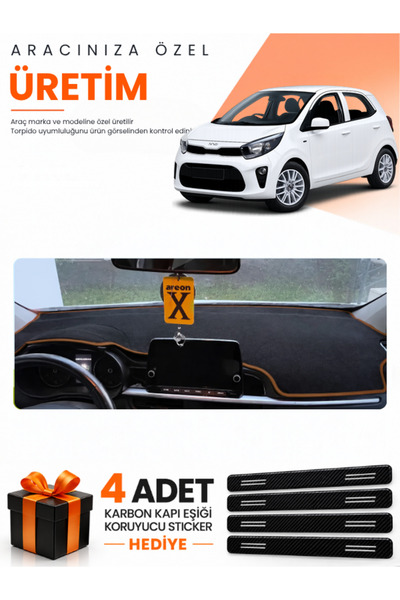 e-biz Kiac Picanto (2017-2025) Compatible Torpedo Protection Cover Auto Cover...