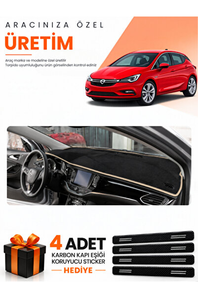 e-biz Opel Astra K (2015-2021) Compatible Dashboard Protection Cover Auto Cov...