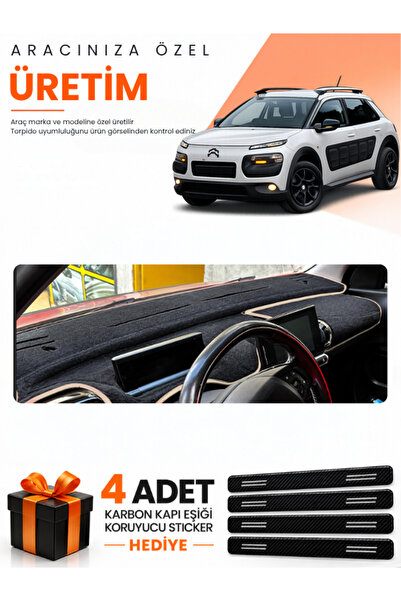 e-biz Citroen Cactus (2014-2017) Compatible Dashboard Protection Cover Auto C...
