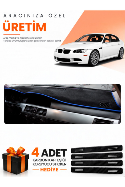 e-biz Bmw E90 (2005-2013) Compatible Dashboard Protection Cover Auto Cover - ...