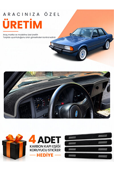 e-biz Ford Taunus (1985-1994) Compatible Dashboard Protection Cover Auto Cove...