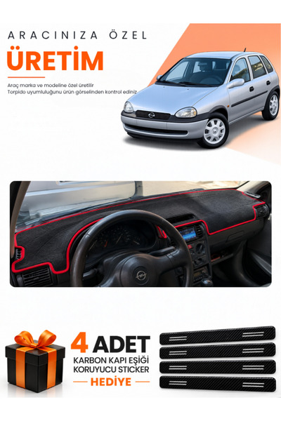 e-biz Opel Corsa B (1992-2000) Compatible Dashboard Protection Cover Auto Cov...
