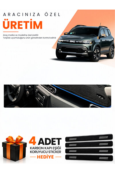 e-biz Daci̇a Duster 3 Generation (2024-2026) Compatible Dashboard Protection ...