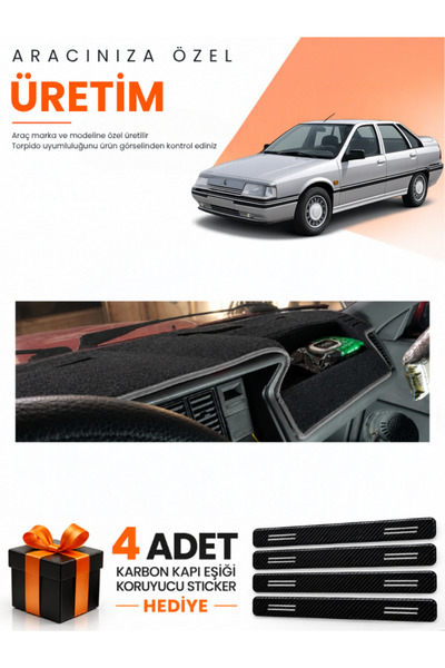 e-biz Renault 21 Manager (1990-1996) Compatible Dashboard Protection Cover Au...