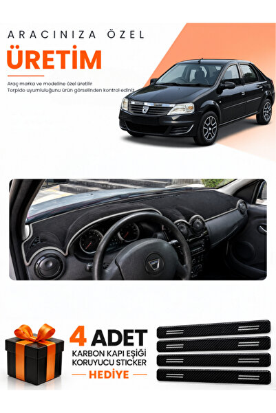 e-biz Daci̇a Logan (2009-2012) Compatible Torpedo Protection Cover Auto Cover...