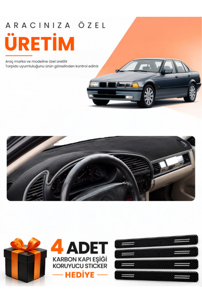 e-biz Bmw E36 (1990-2000) Compatible Dashboard Protection Cover Auto Cover - ...