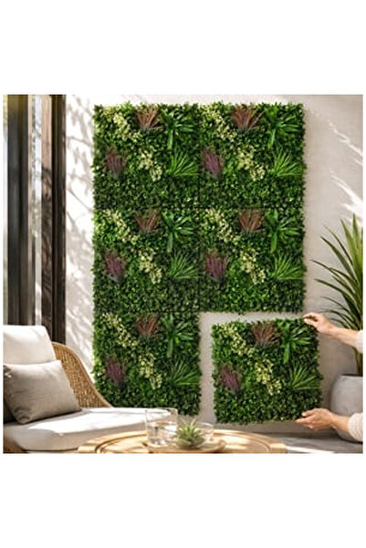 OEM Panou din Plante Artificiale & Flori 50x50cm