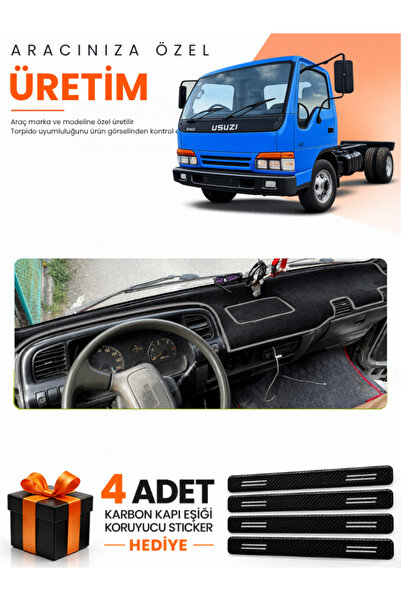 e-biz غطاء حماية توربيدو متوافق مع ISUZU NKR WIDE (1997-2005) - أسود-رمادي - ...