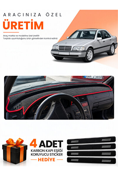 e-biz Mercedes W202 C-Class (1993-2000) Compatible Dashboard Protection Cover...