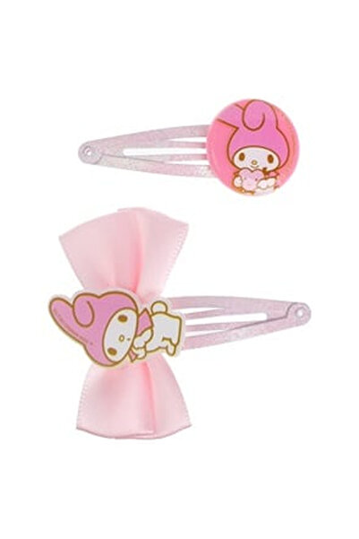 OEM Agrafe de Par pentru Copii Roz cu Glitter Funda My Melody 6cm – 2buc