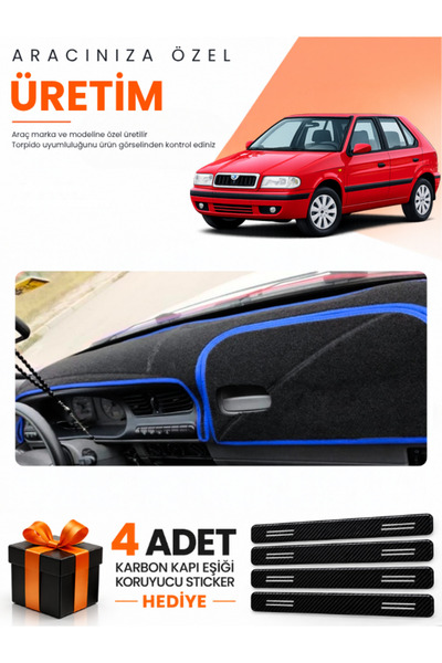 e-biz Skoda Felicia (1994-2001) Compatible Dashboard Protection Cover Auto Co...