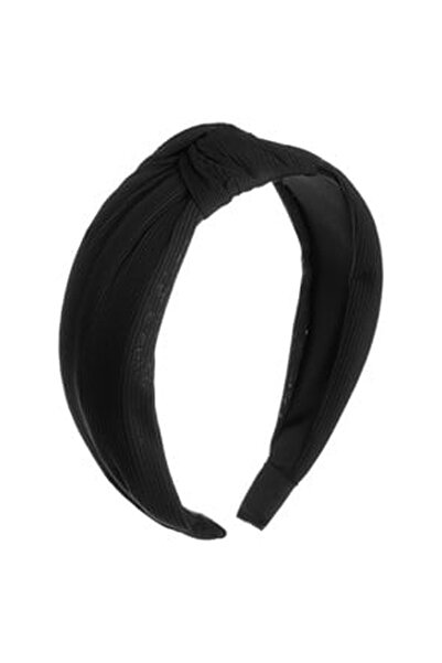 OEM Coronita Par Lata Neagra Ribbed cu Nod pentru Femei