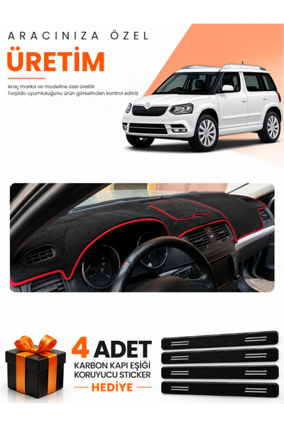 e-biz Skoda Yeti (2012-2018) Compatible Dashboard Protection Cover Auto Cover...