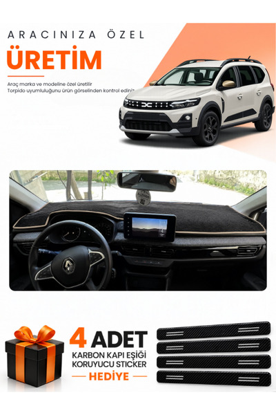 e-biz Daci̇a Jogger Screened (2022-2026) Compatible Dashboard Protection Cove...