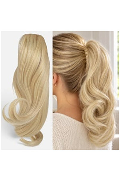 OEM Clama cu Coada de Cal Blonda Ondulata 25cm