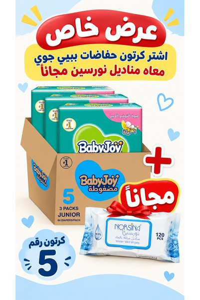 Norsina Nursin Wipes with Diaper Baby Joy