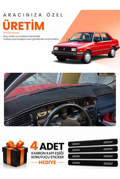 e-biz غطاء حماية توربيدو متوافق مع فولكس فاجن جيتا (1991-1997) - أسود - VW008