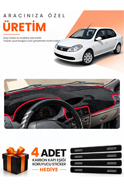 e-biz Renault Symbol Airbagged (2008-2011) Compatible Torpedo Protection Cove...