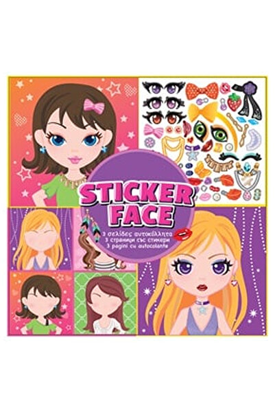 OEM Stick-on-Peel Face Stickers Set - 153pcs