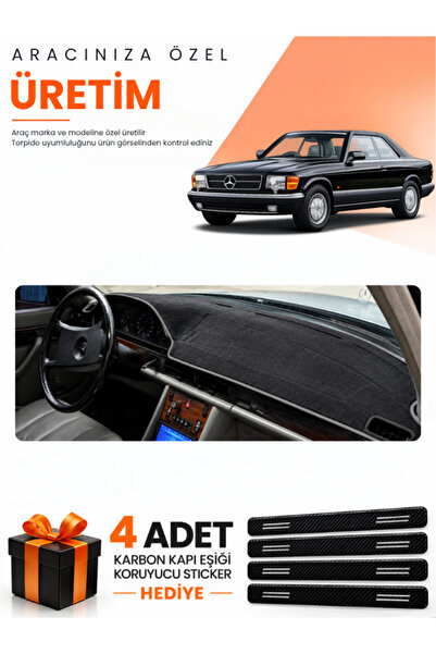 e-biz Mercedes W126-C126 (1979-1991) Compatible Glove Box Protection Cover Au...