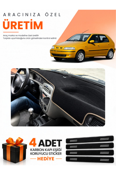 e-biz Fiat Palio (1999-2005) Compatible Dashboard Protection Cover Auto Cover...