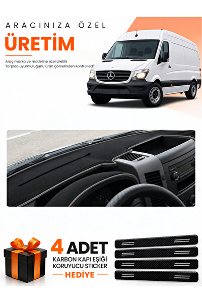 e-biz Mercedes Spri̇nter W906 (2006-2014) Compatible Dashboard Protection Cov...