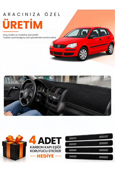 e-biz Volkswagen Polo Dürbün (2001-2009) Compatible Dashboard Protection Cove...