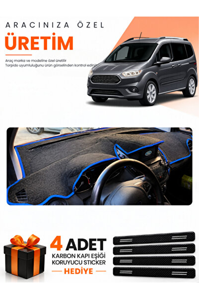 e-biz Ford Courier (2020-2023) Compatible Torpedo Protection Cover with Scree...