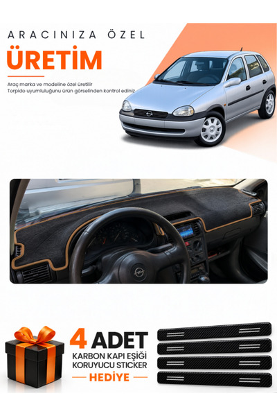 e-biz Opel Corsa B (1992-2000) Compatible Dashboard Protection Cover Auto Cov...