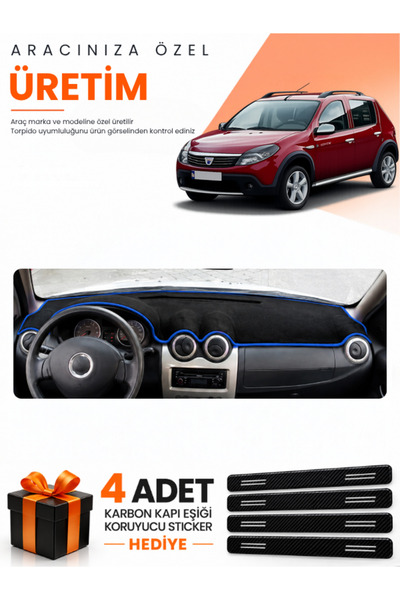 e-biz Dacia Sandero (2010-2015) Compatible Dashboard Protection Cover Auto Co...