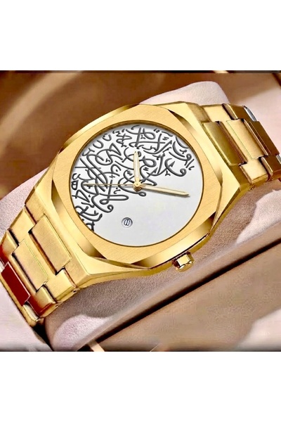 PW POLO WHITE Arabic Written Steel Men's Wristwatch