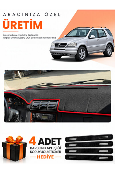 e-biz Mercedes W163 M-Class (1997-2005) Compatible Dashboard Protection Cover...