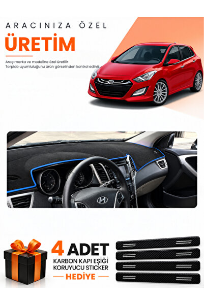 e-biz Hyundai̇ İ30 (2012-2016) Compatible Torpedo Protection Cover Auto Cover...