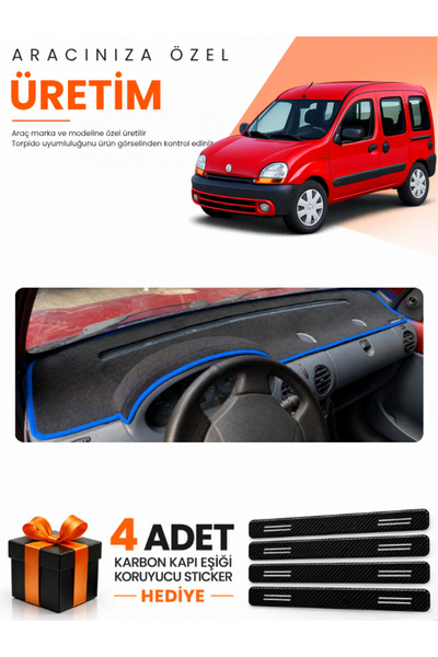 e-biz Renault Kangoo 1 (1997-2003) Compatible Dashboard Protection Cover Auto...