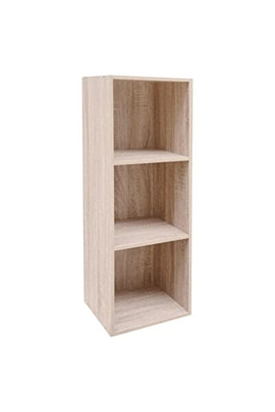 OEM Etajera - Biblioteca cu 3 Rafturi 30x23.5x89cm