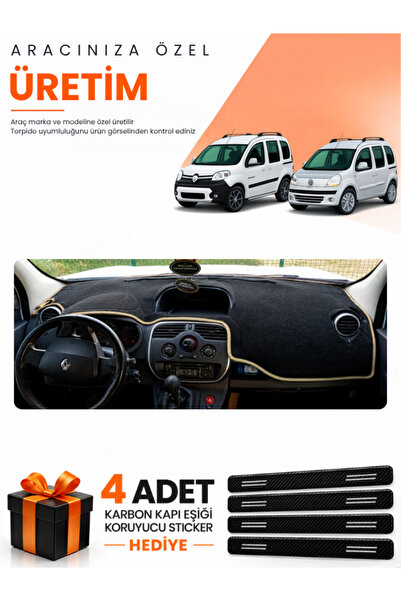 e-biz Renault Kangoo 3 (2010-2018) Compatible Dashboard Protection Cover Auto...