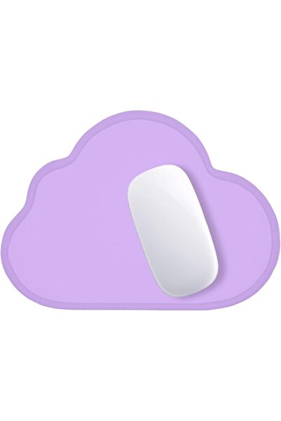 GENERAL Hsurbtra Mouse Pad, Premium Texture Small Round 8.5 x Inch White Stit...