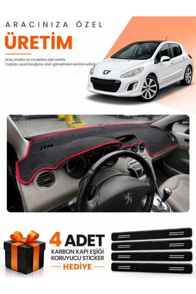 e-biz Peugeot 308 (2008-2014) Compatible Dashboard Protection Cover Auto Cove...