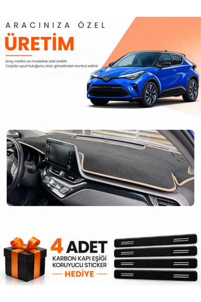e-biz Toyota Chr (2016-2022) Compatible Dashboard Protection Cover Auto Cover...