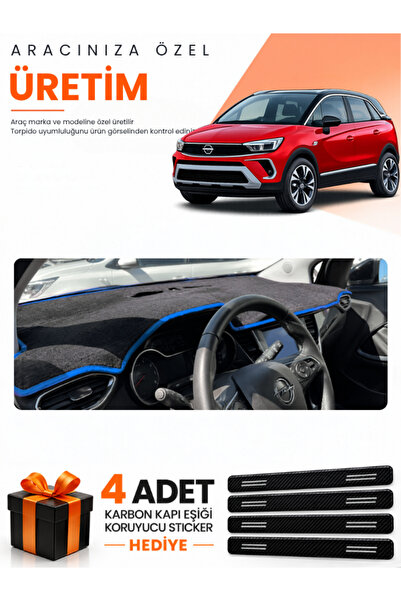 e-biz Opel Crossland (2020-2024) Compatible Dashboard Protection Cover Auto C...