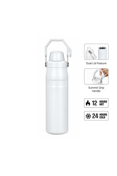 MAXPRINT Thermora - SummitGrip Thermal Flask 710 ml - White