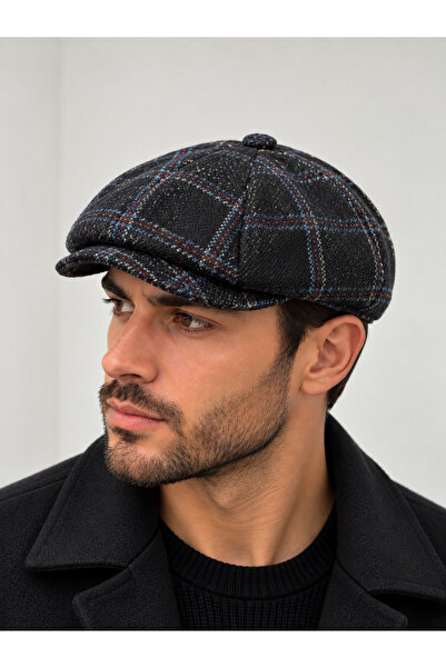 Rupen Kraft Modern cap draped winter hat peaky blinders hat
