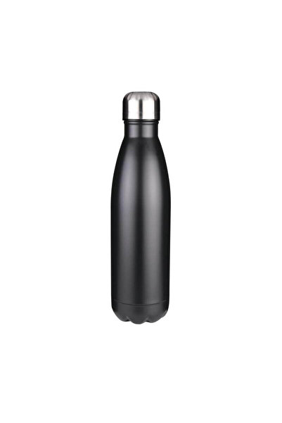 MAXPRINT Kalo - Promotional Double Wall Stainless Steel Water Bottle - Black