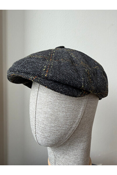 zadenza gold Modern cap draped winter hat peaky blinders hat