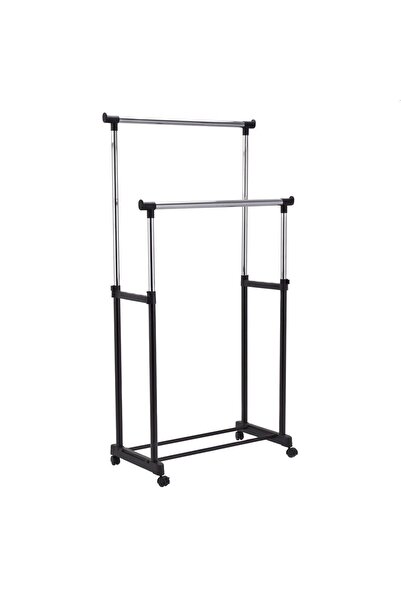 PROCART Suport dublu pentru umerașe, ProCart, rastel telescopic, înălțime 159...